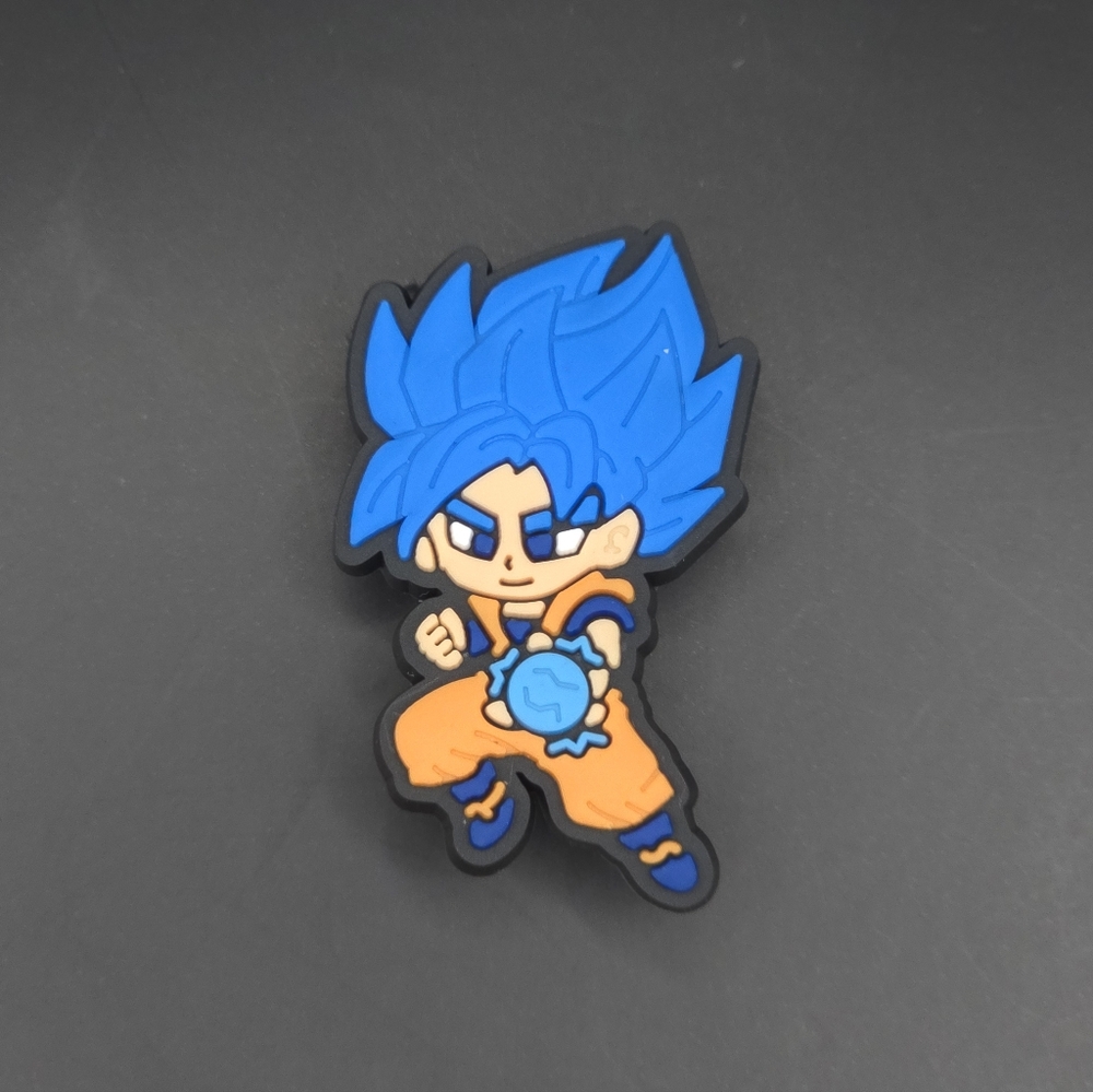 (5/$15) Super Saiyan Blue Goku Croc Charm